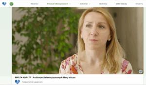 Fig. 10. Screenshot from an interview with Marta