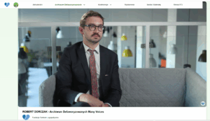 Fig. 6. Screenshot from an interview with Robert