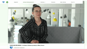 Fig. 7. Screenshot from an interview with Karolina