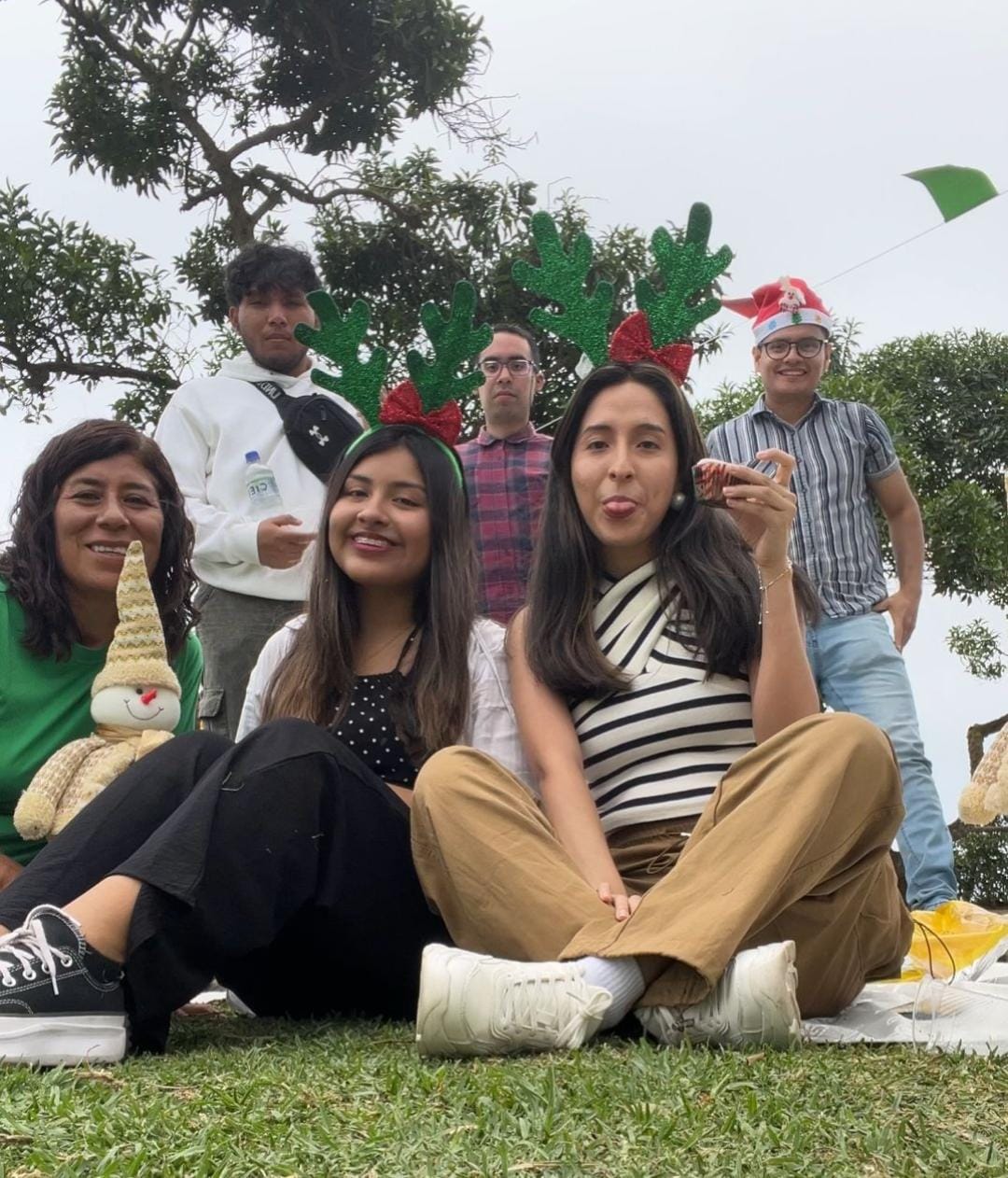 A memory with my students celebrating at Christmas